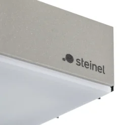 STEINEL Aplique de pared LED XSolar SOL-O S, plata, sensor