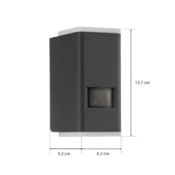 STEINEL L 930 S Aplique de exterior LED antracita