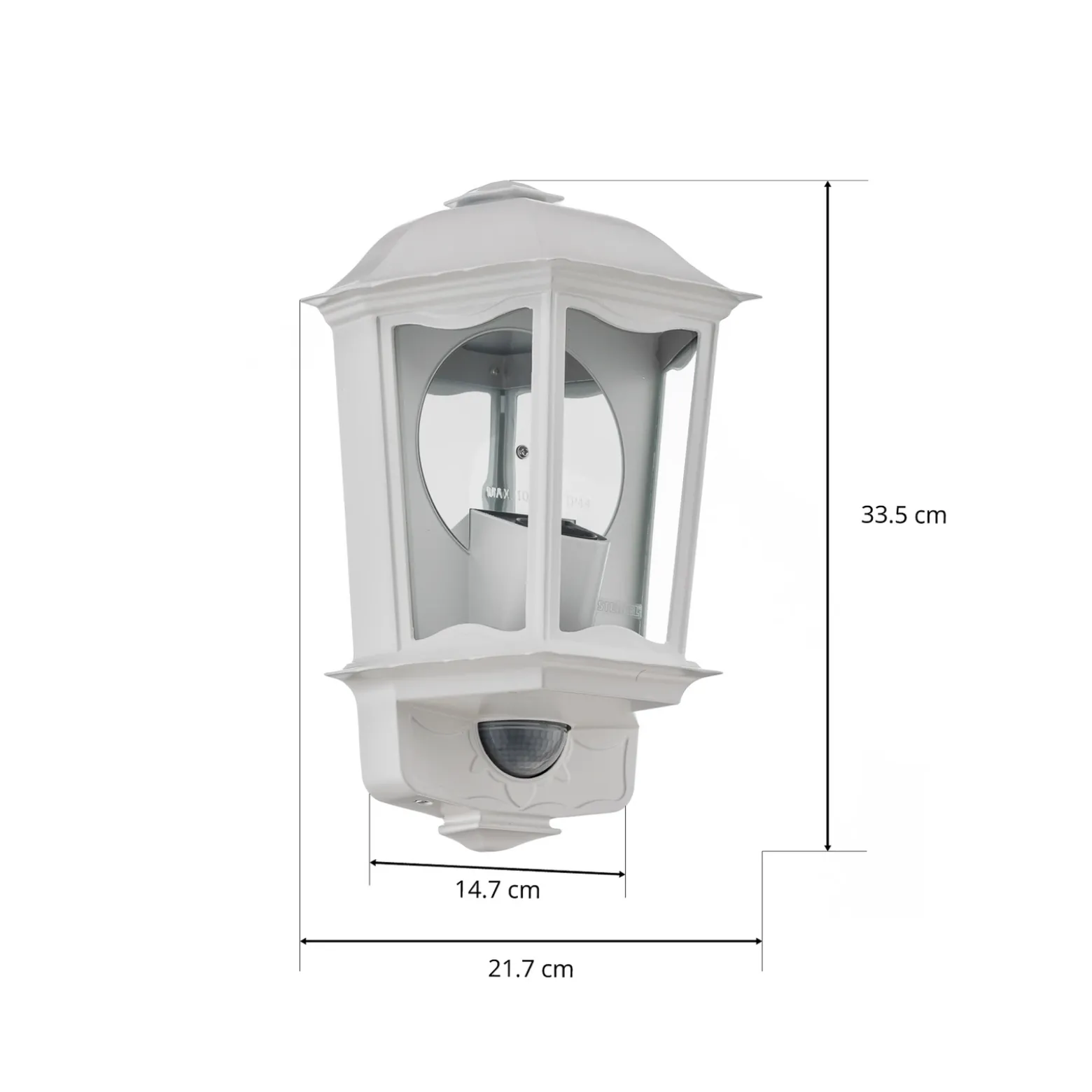 STEINEL L 190 S aplique de exterior sensor, blanco
