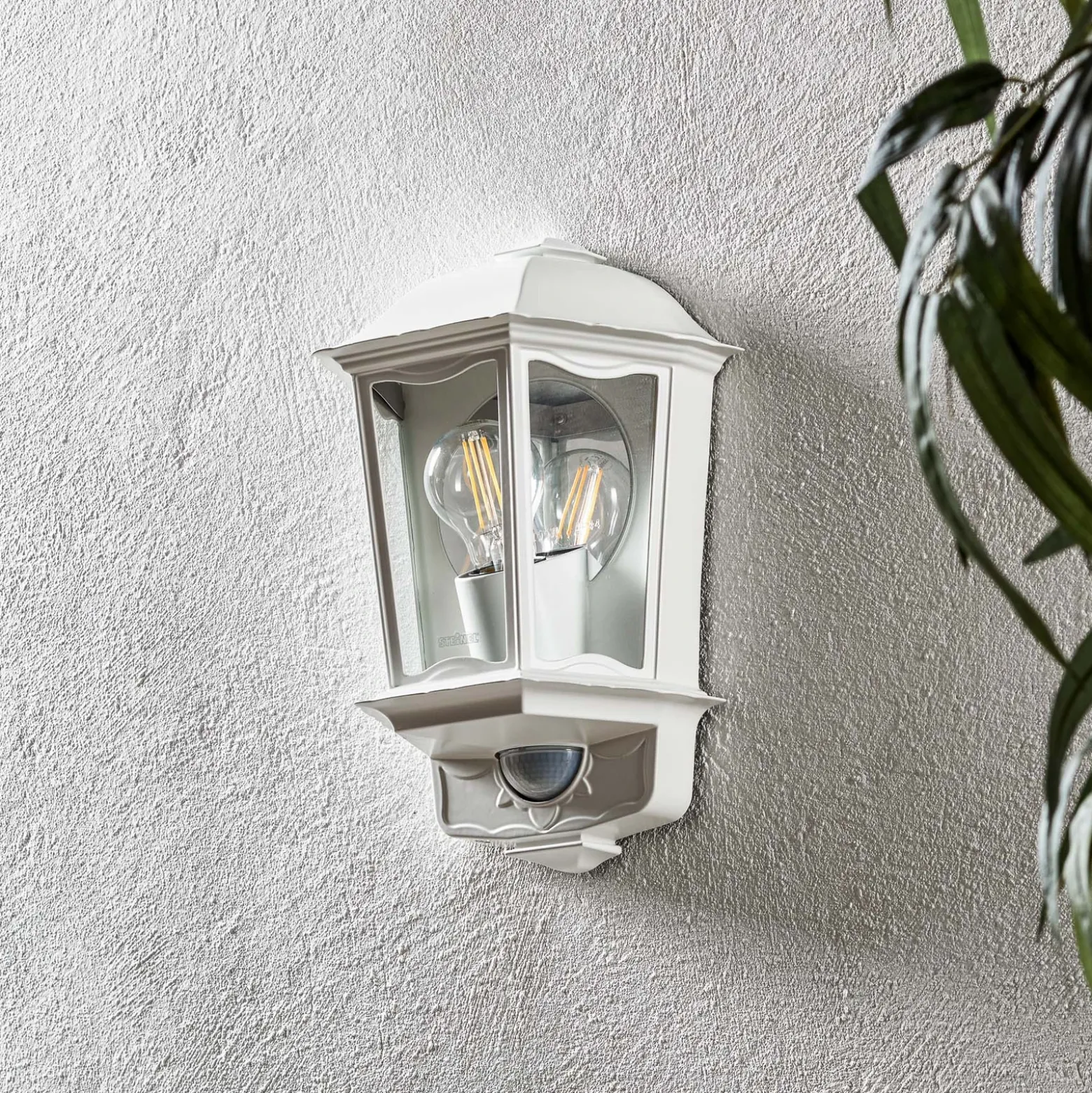 STEINEL L 190 S aplique de exterior sensor, blanco