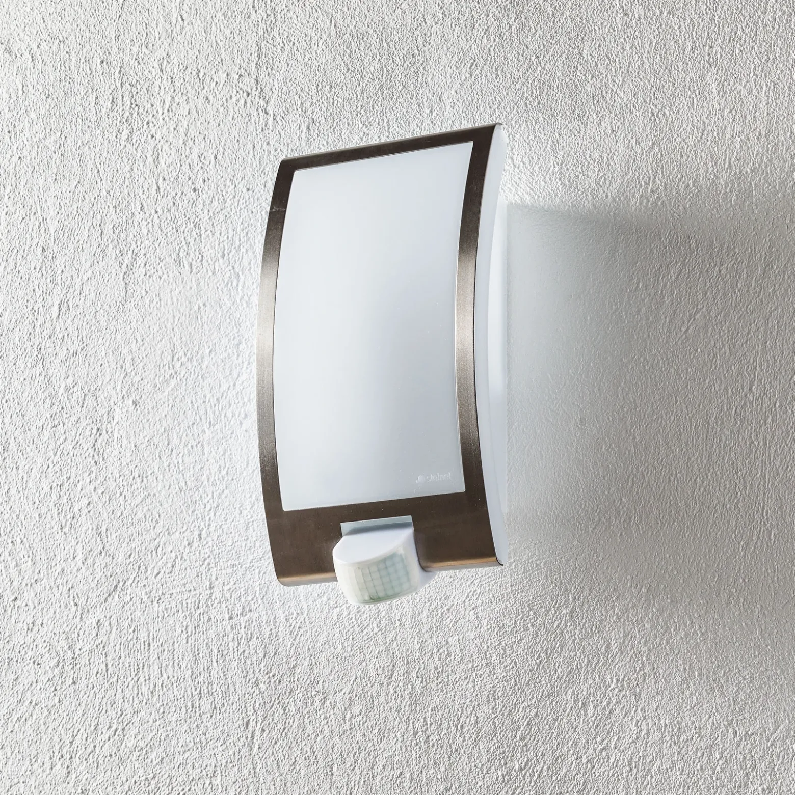 STEINEL L 22 S Aplique para exterior, sensor, acero inoxidable
