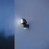 STEINEL LS 150 S foco pared exterior sensor negro