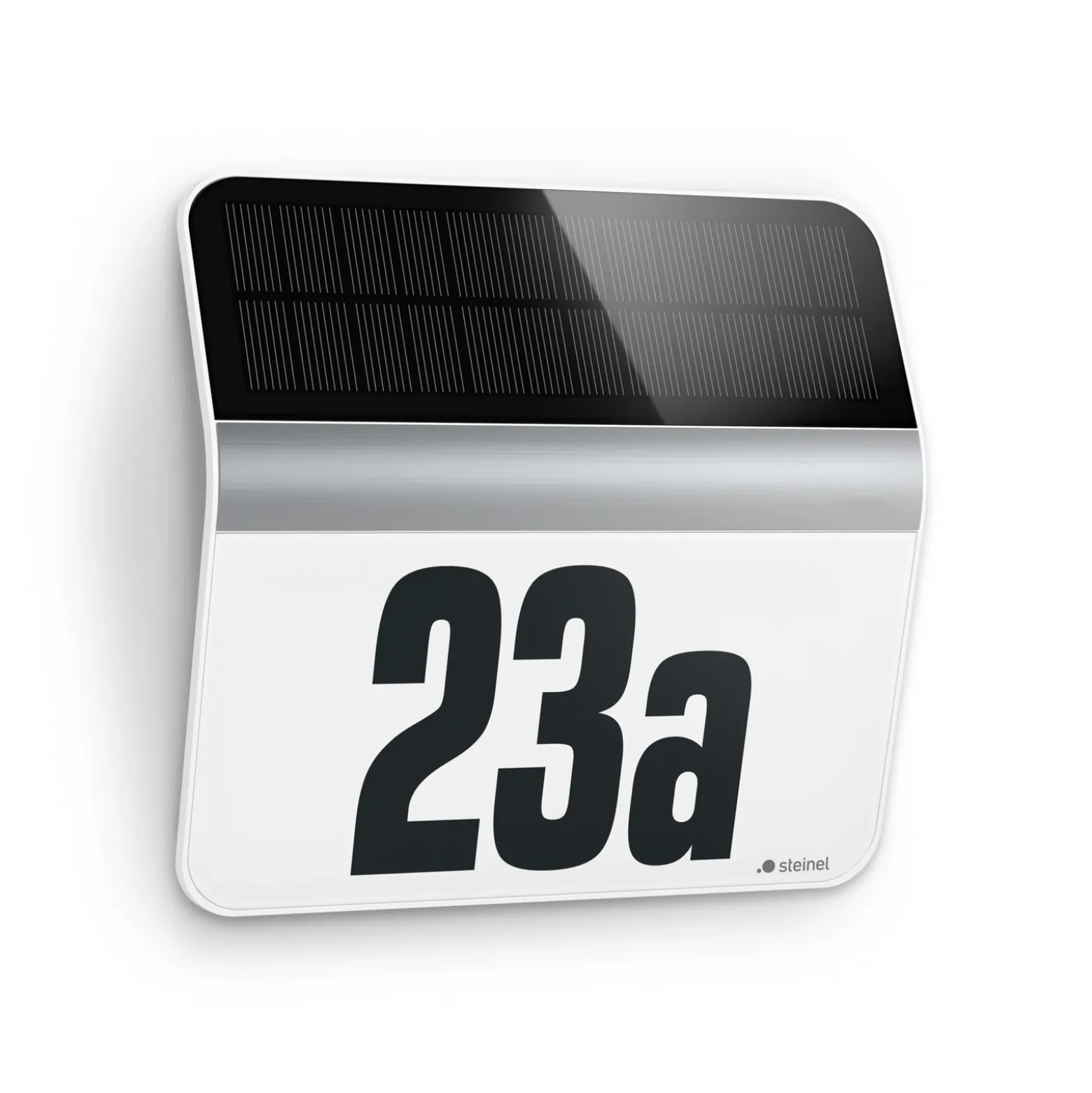 STEINEL XSolar LH-N Lámpara LED para números de casa, acero inoxidable