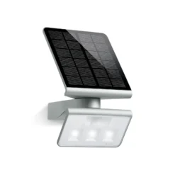STEINEL XSolar L-S aplique LED solar para exterior, color plata