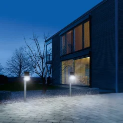 STEINEL XSolar Stand lámpara LED solar plata