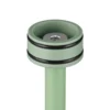 Suárez lámpara de pie LED recargable, verde, altura 123 cm, metal