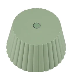 Suárez lámpara de pie LED recargable, verde, altura 123 cm, metal