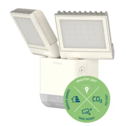 Theben Aplique LED para exterior theLeda S17-100, blanco, sensor