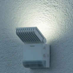 Theben Aplique LED para exterior theLeda S8-100, blanco, sensor