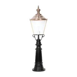 Timor bolardo luminoso, negro