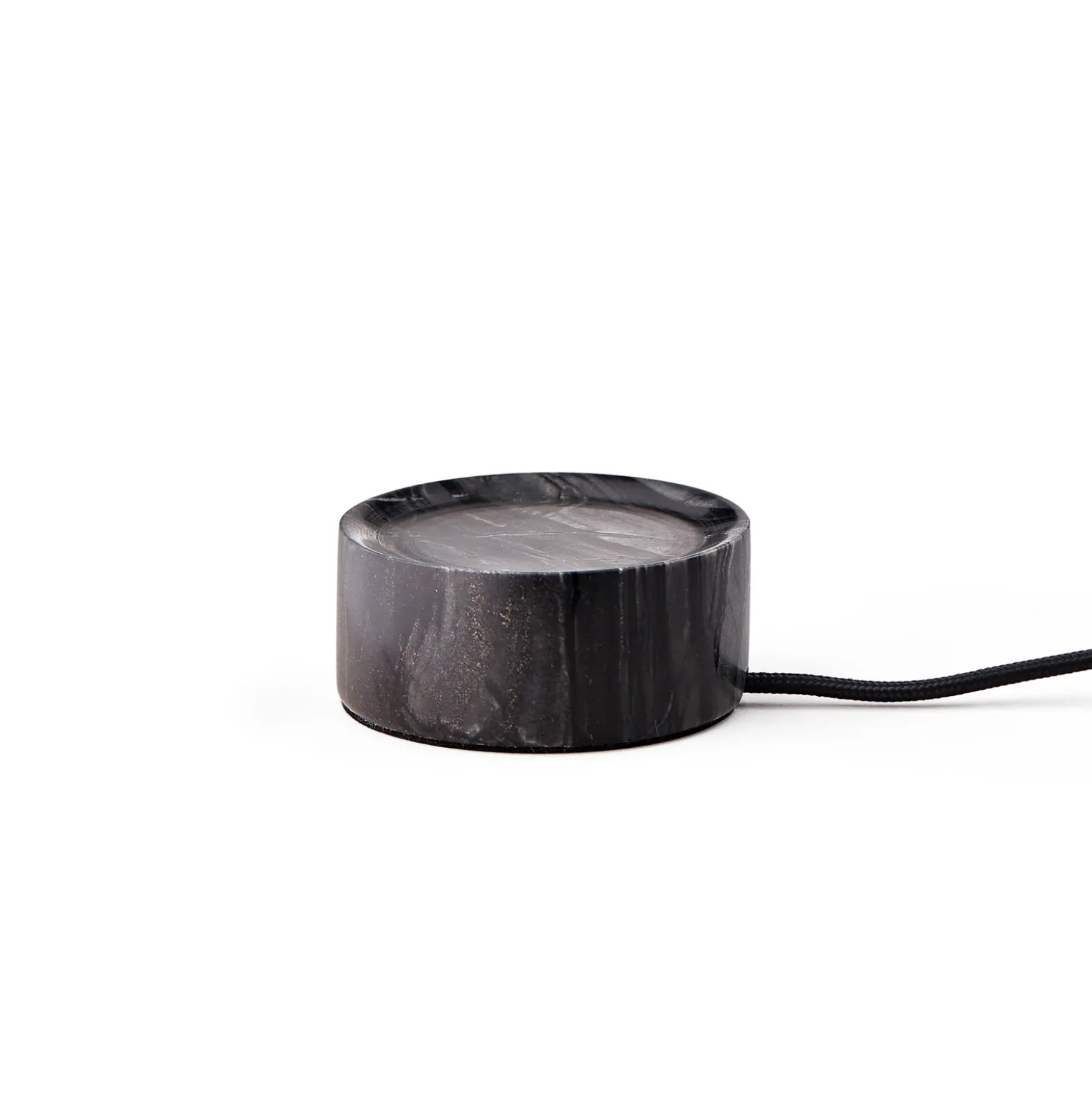 Trip LED lámpara de mesa recargable, gris / blanco, mármol, vidrio, IP44