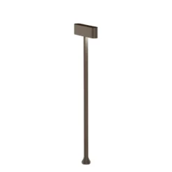 WEVER & DUCRÉ Bolardo luminoso LED para caminos Kiosk 1.2 bronce Altura 65 cm