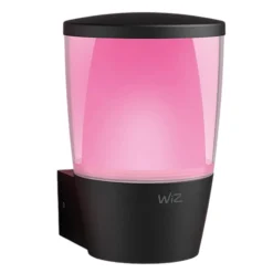 WiZ aplique LED de exterior Elpas RGBW, negro