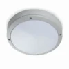 Yen plafón para exterior, gris claro, Ø 28 cm, E27
